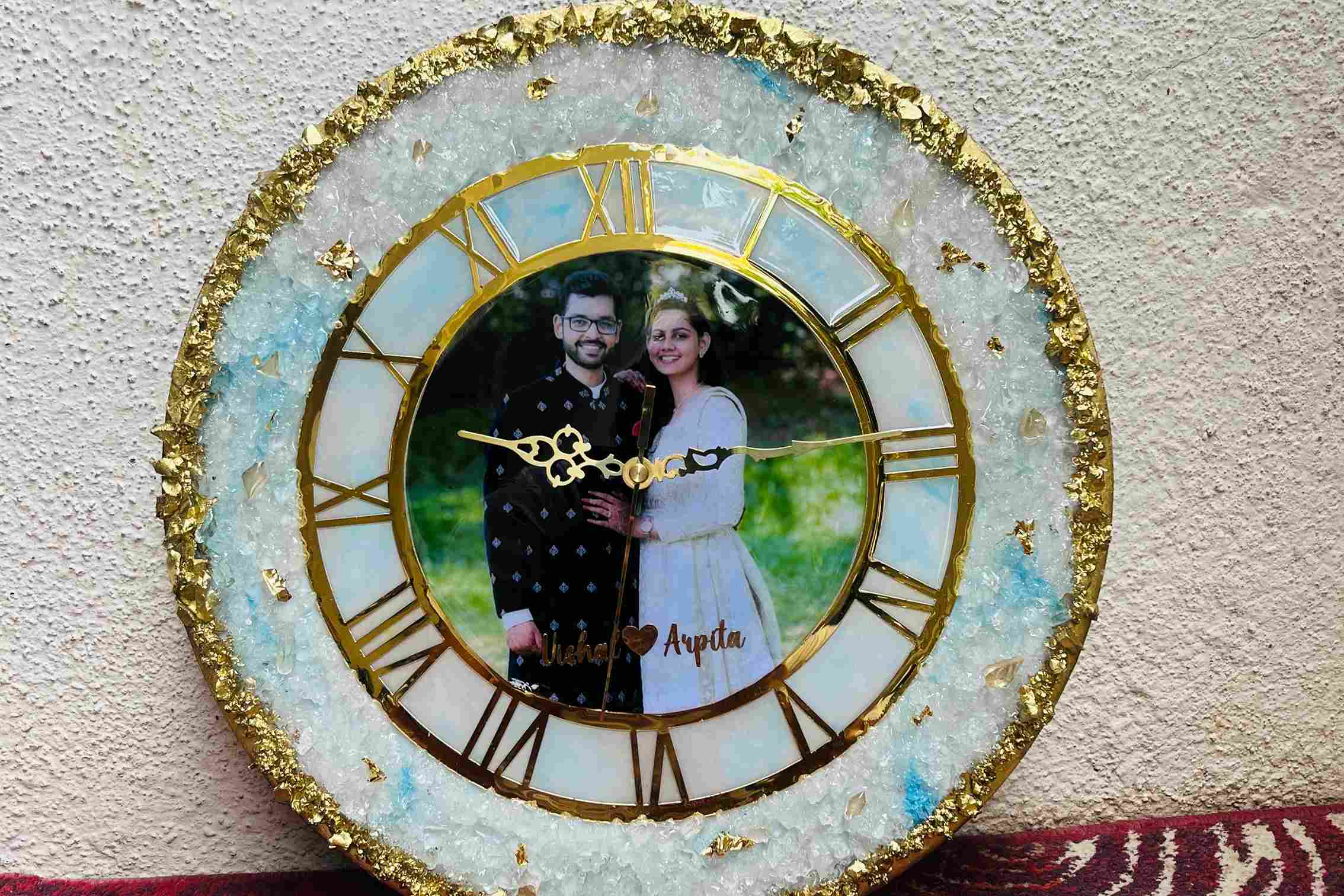 Photo Resin Clock